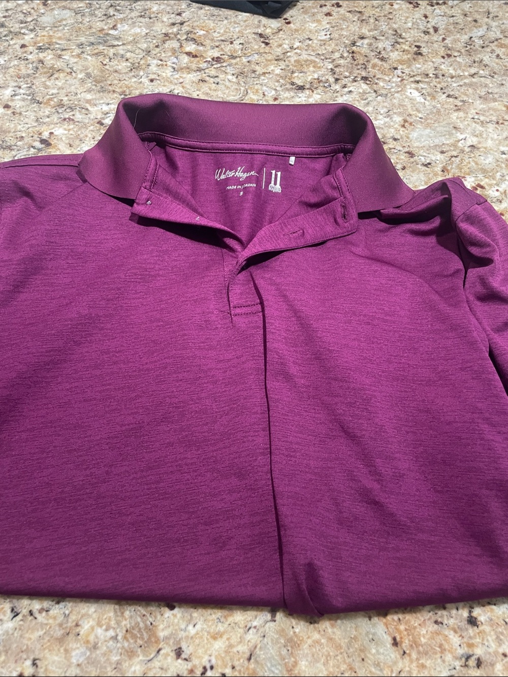Walter Hagen Plum Golf Polo